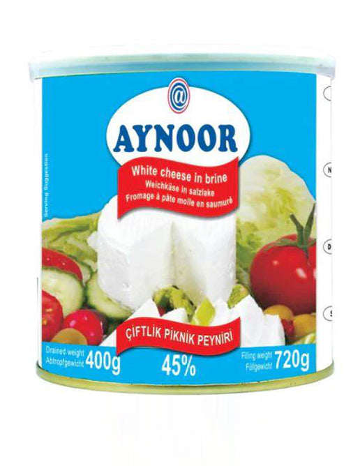 Aynoor Feta Cheese Can | 400 gram Can