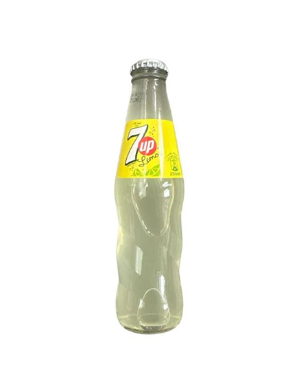 7 Up Lemon | Glass Bottle | 250 ml