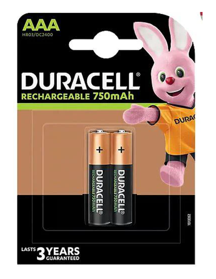 Duracell AAA Batteries | Pack of 2 cells