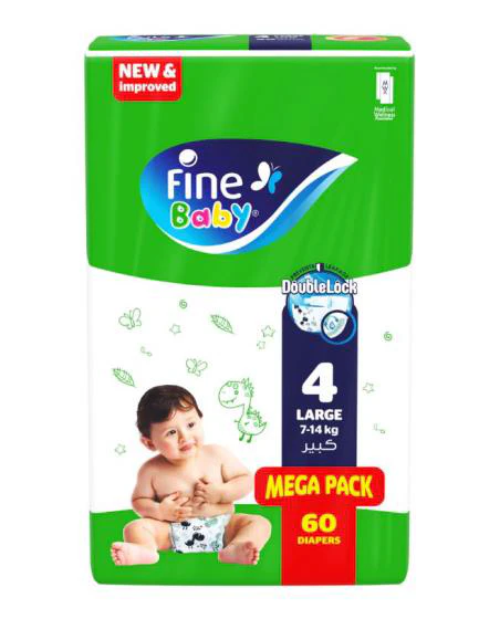 Fine Baby Diaper Large | Pack of 58