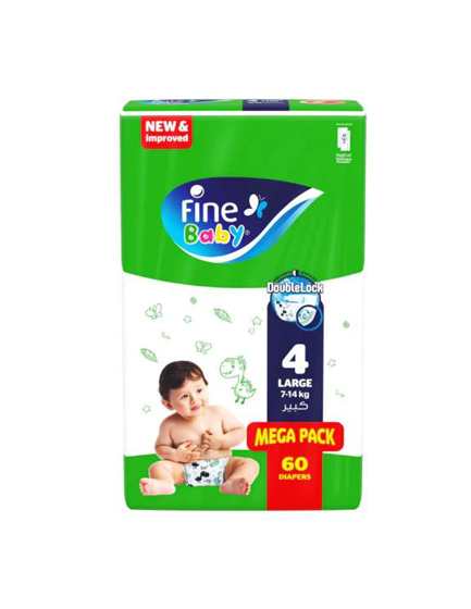 Fine Baby Diaper Large | Pack of 58