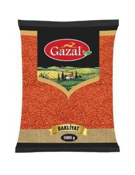 GAZAL RED LENTILS | 5 KG | Pack of 1