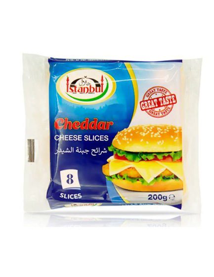 ISTANBUL Cheddar Cheese Slices | 200 gram