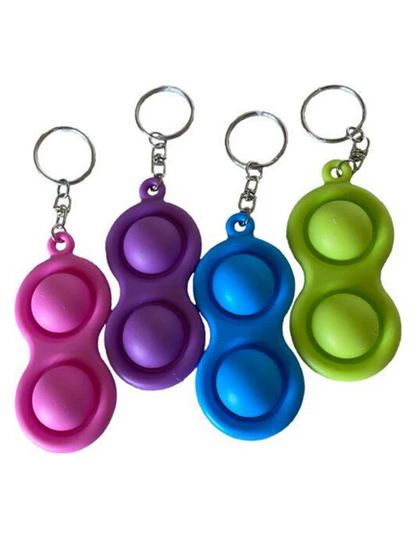 Keychain Pop It Toy | Pack of 36 Keychains