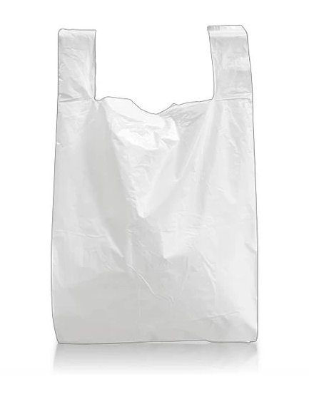 ZED White Carrier Bags | Pack