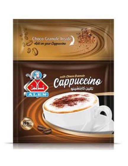 ALEN CAPPUCCINO Coffee | 20 gram Sachets | Box of 20 Sachets