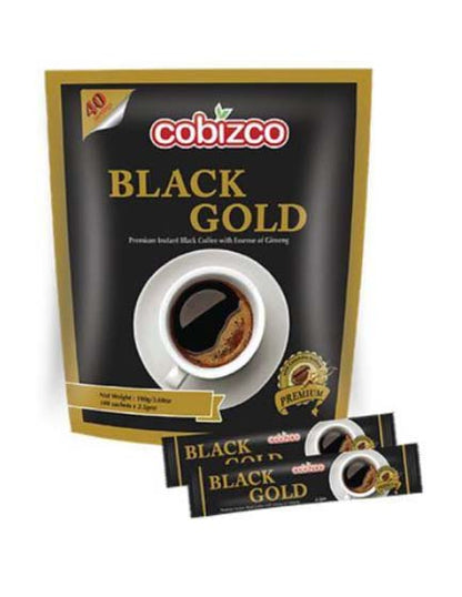 Cobizco Italian Black Gold | 2.5 Gram Sachets | Box of 40 Sachets