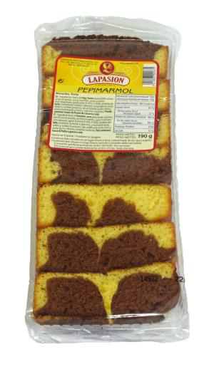 LAPASION PEPIMARMOL - MARBLE CAKE | 1 slice