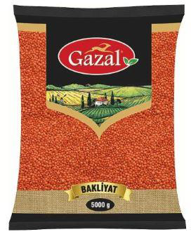 GAZAL RED LENTILS | 5 KG | Pack of 4