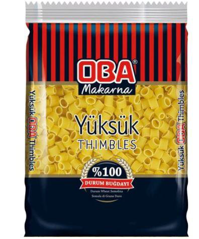 OBA PASTA THIMBLES | 400 gram | Pack of 20