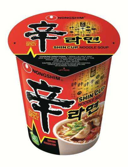 Nongshim Noodles Shin | Cup