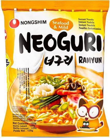 Nongshim Noodles | Multi Pack of 5 | Pack of 1 | 120 gram each