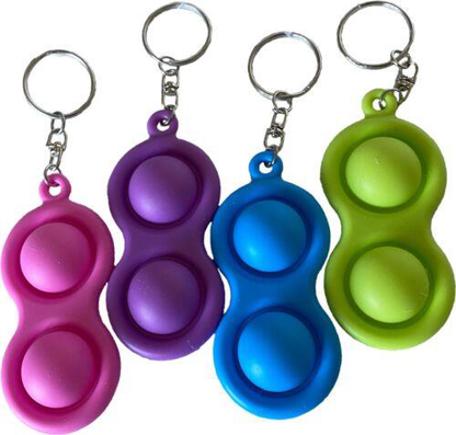 Keychain Pop It Toy | Pack of 36 Keychains