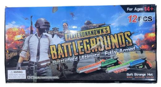 PUBG SOFT BULLET SHOTGUN DOUBLE Toy Gun Kids Toy 1 Piece