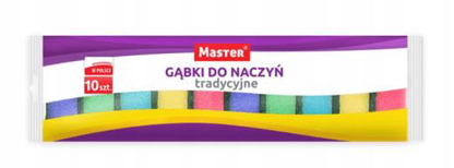 Master Colourful Washing Up Pad Sponge | Pack of 10