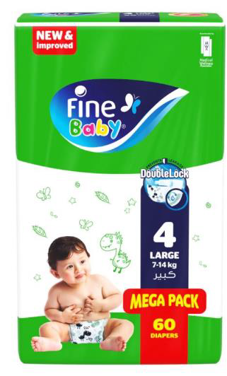 Fine Baby Diaper Large | Pack of 80